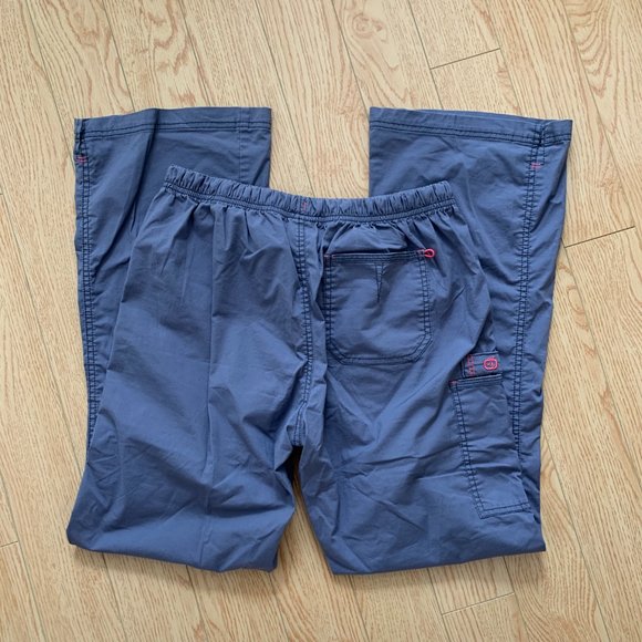 WonderWink Women's Wonderflex Grace Scrub Pants Gray Small - Picture 5 of 5